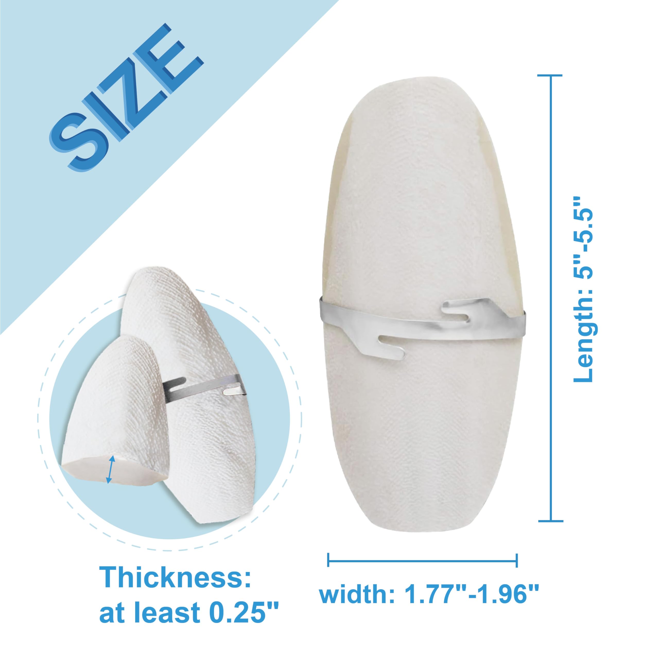 Jmxus 5-5.5 Bird Cuttlebone for Parakeets, Cuddle Bone with Metal Holder, Cuttlefish Bone for Sharp Beaks, Natural Birds Calciu
